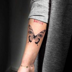 Schmetterlingstattoo